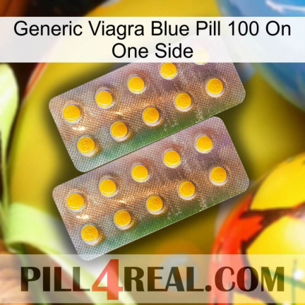 Generic Viagra Blue Pill 100 On One Side new10